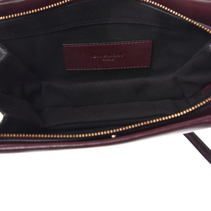 Givenchy Grained Calfskin Suede Cross 3 Crossbody Bag Aubergine Graphite 12 of 15