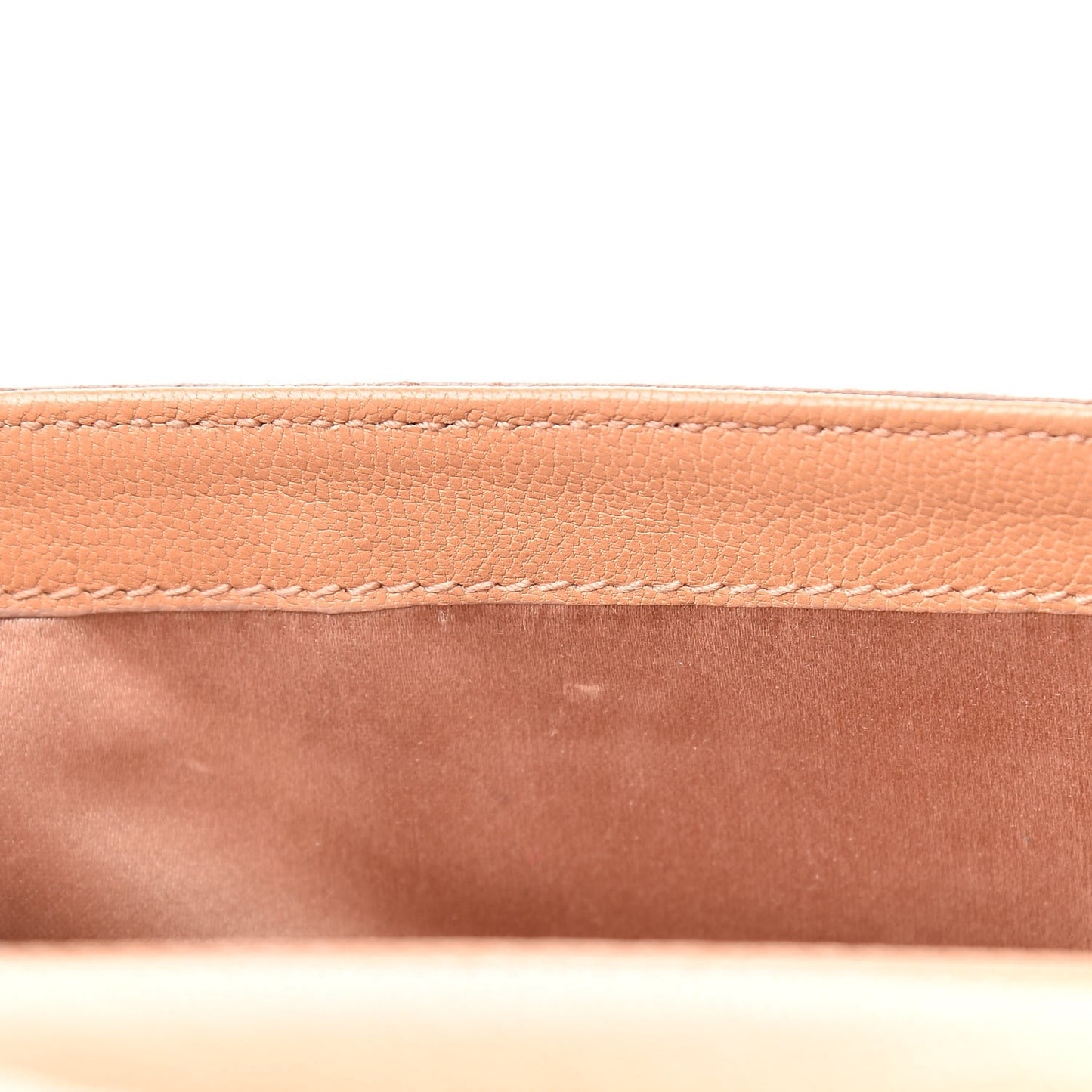 Chevre Small Belle de Jour Clutch Beige