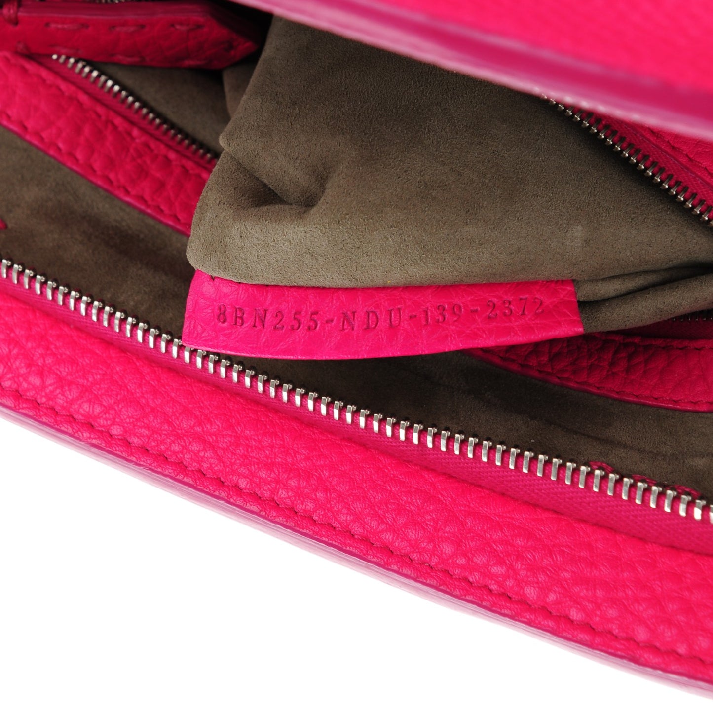 Calfskin Romano Selleria Adele 1328 Bag Fuchsia