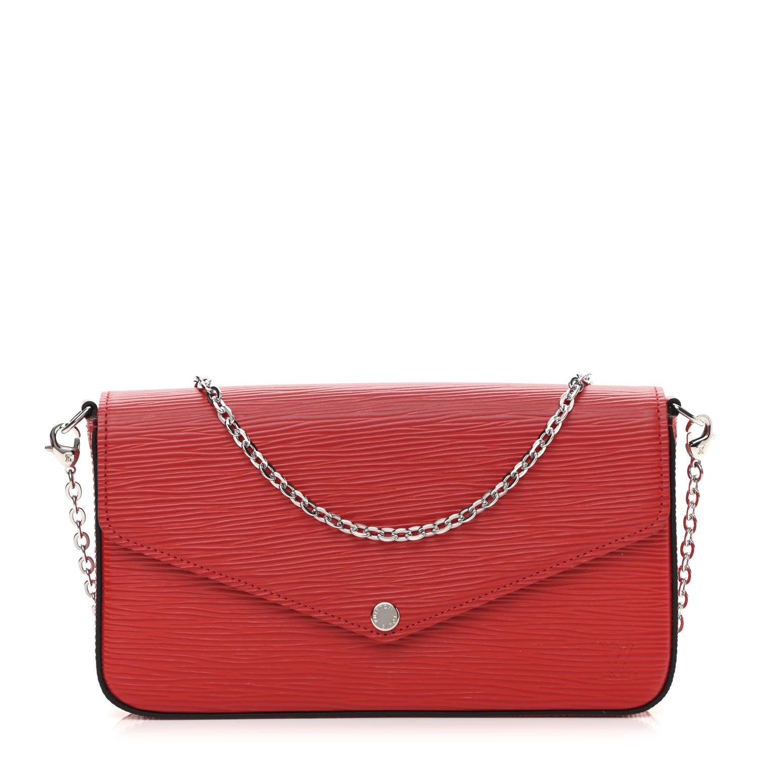 Louis Vuitton Epi Pochette Felicie Coquelicot 3 of 11