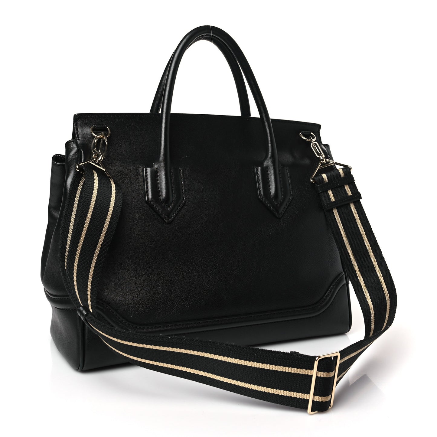 Calfskin Large Palazzo Empire Bag Black
