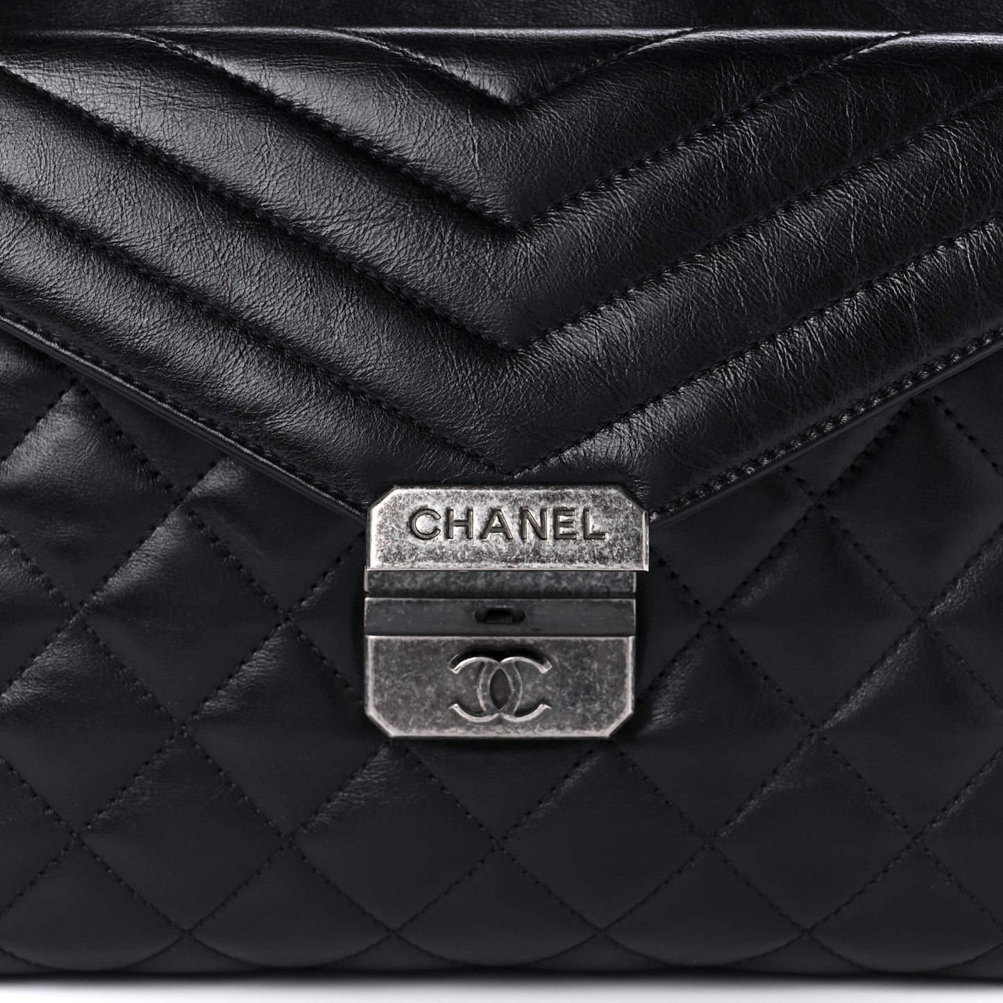 Aged Calfskin Quilted Mad About Quilting Hobo Black