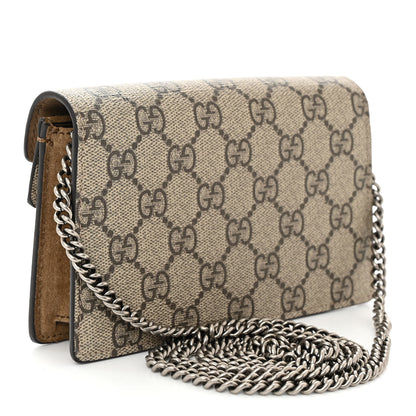 Gucci GG Supreme Monogram Super Mini Dionysus Shoulder Bag Taupe 3 of 9