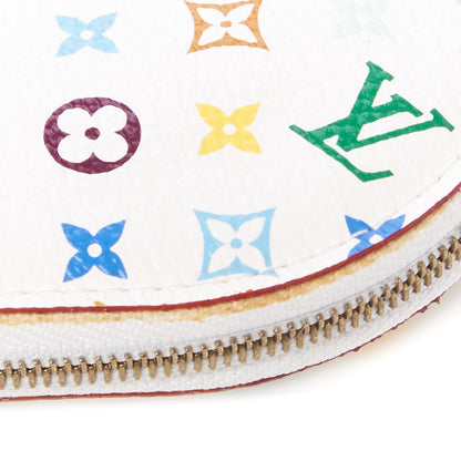 Louis Vuitton Monogram Multicolor Coeur Heart Coin Purse White 4 of 8
