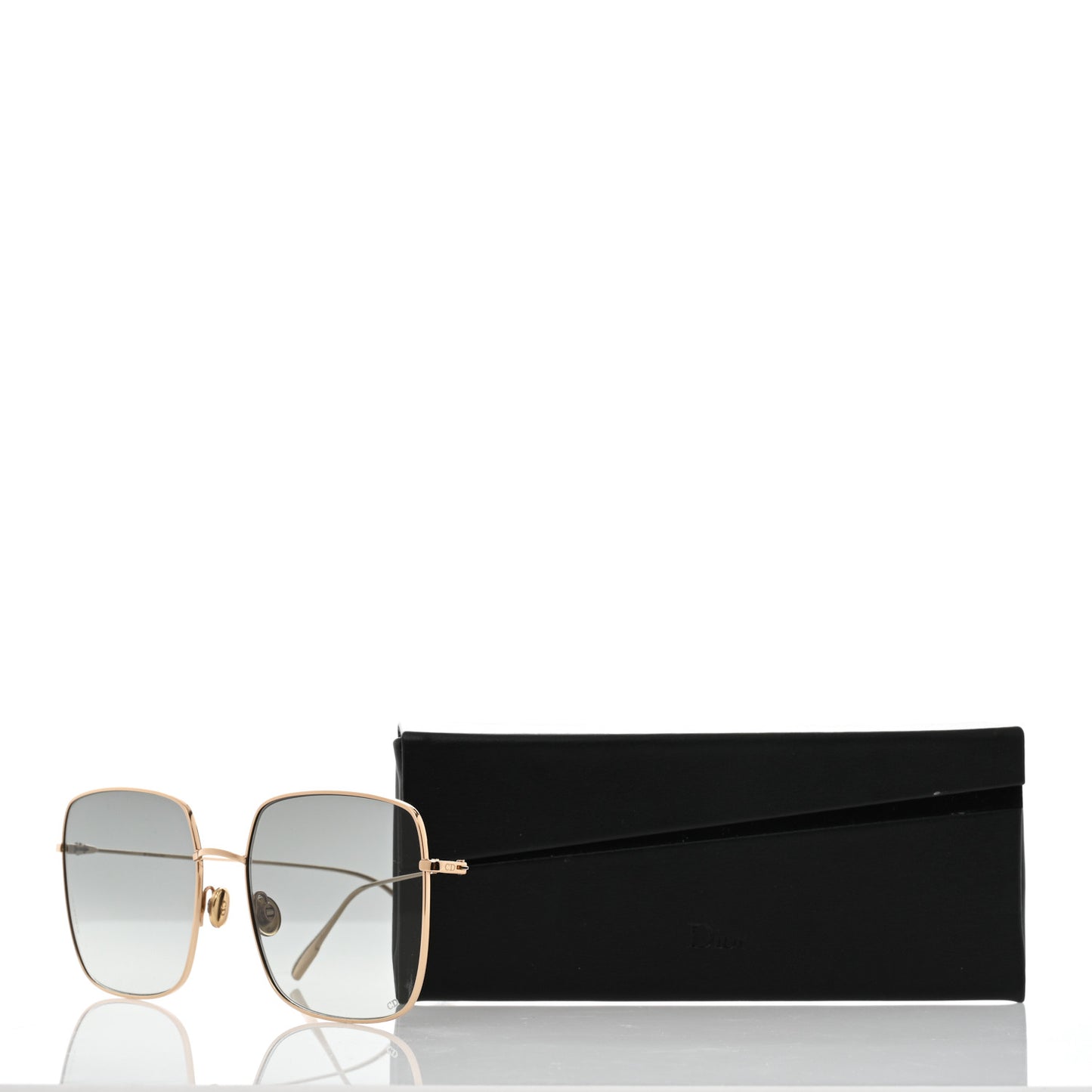 Metal Stellaire 1 Square Sunglasses Gold