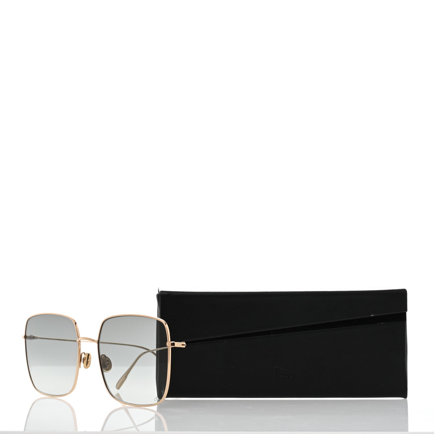 Christian Dior Metal Stellaire 1 Square Sunglasses Gold 9 of 9