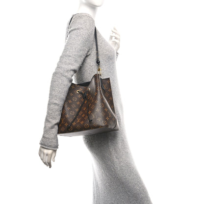 Louis Vuitton Monogram Neonoe MM Black 2 of 9