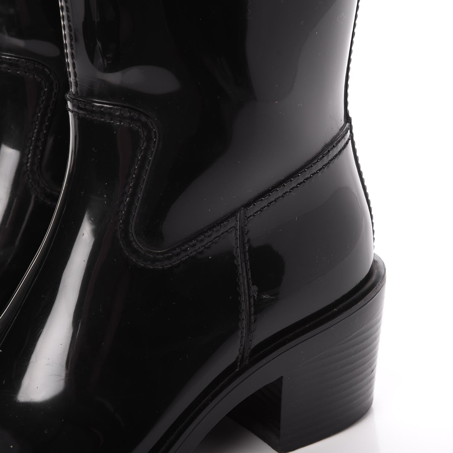 Gucci GG Rubber Rain Boot 37 Nero Black 12 of 18