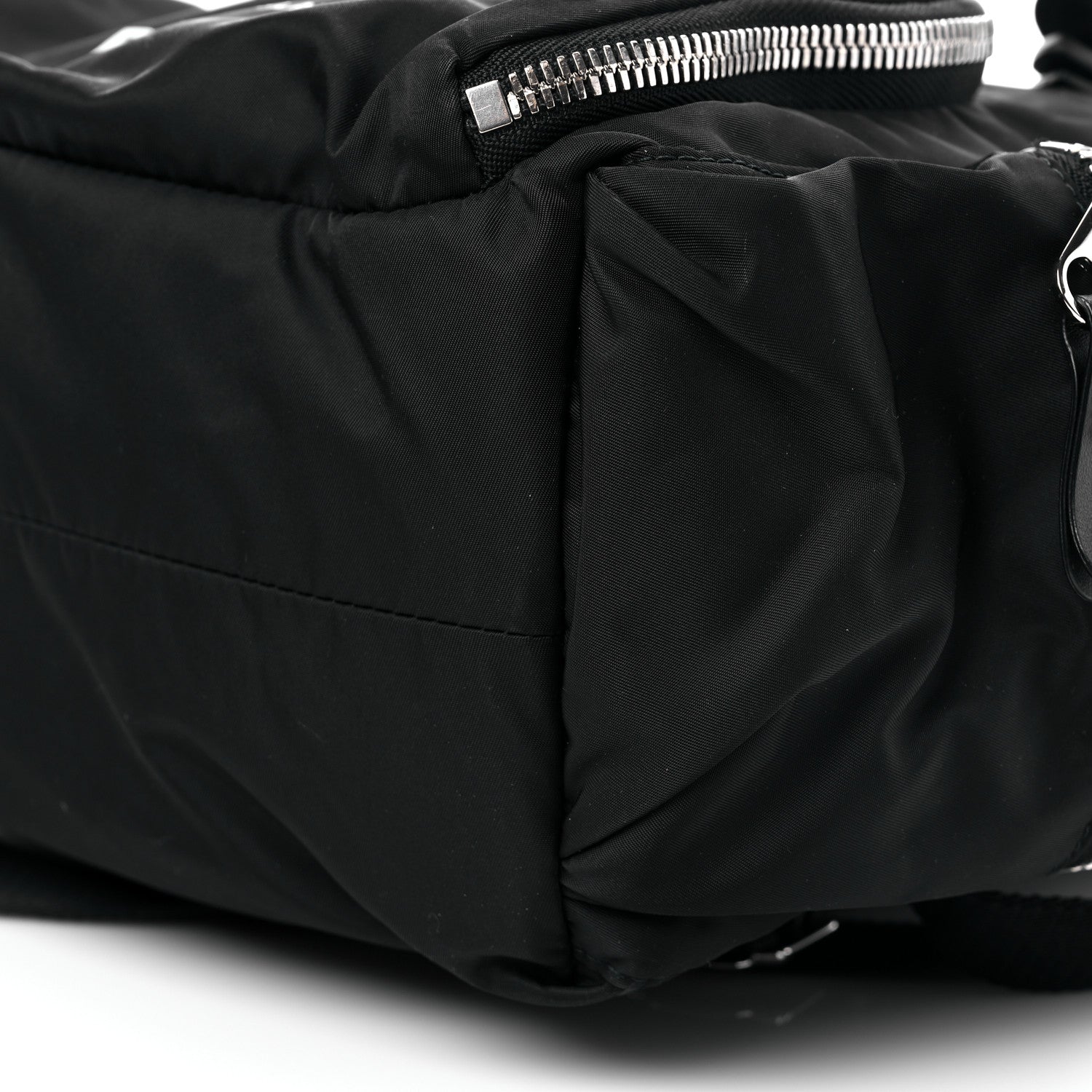 Burberry Nylon Logo Print Medium Rucksack Backpack Black 8 of 8