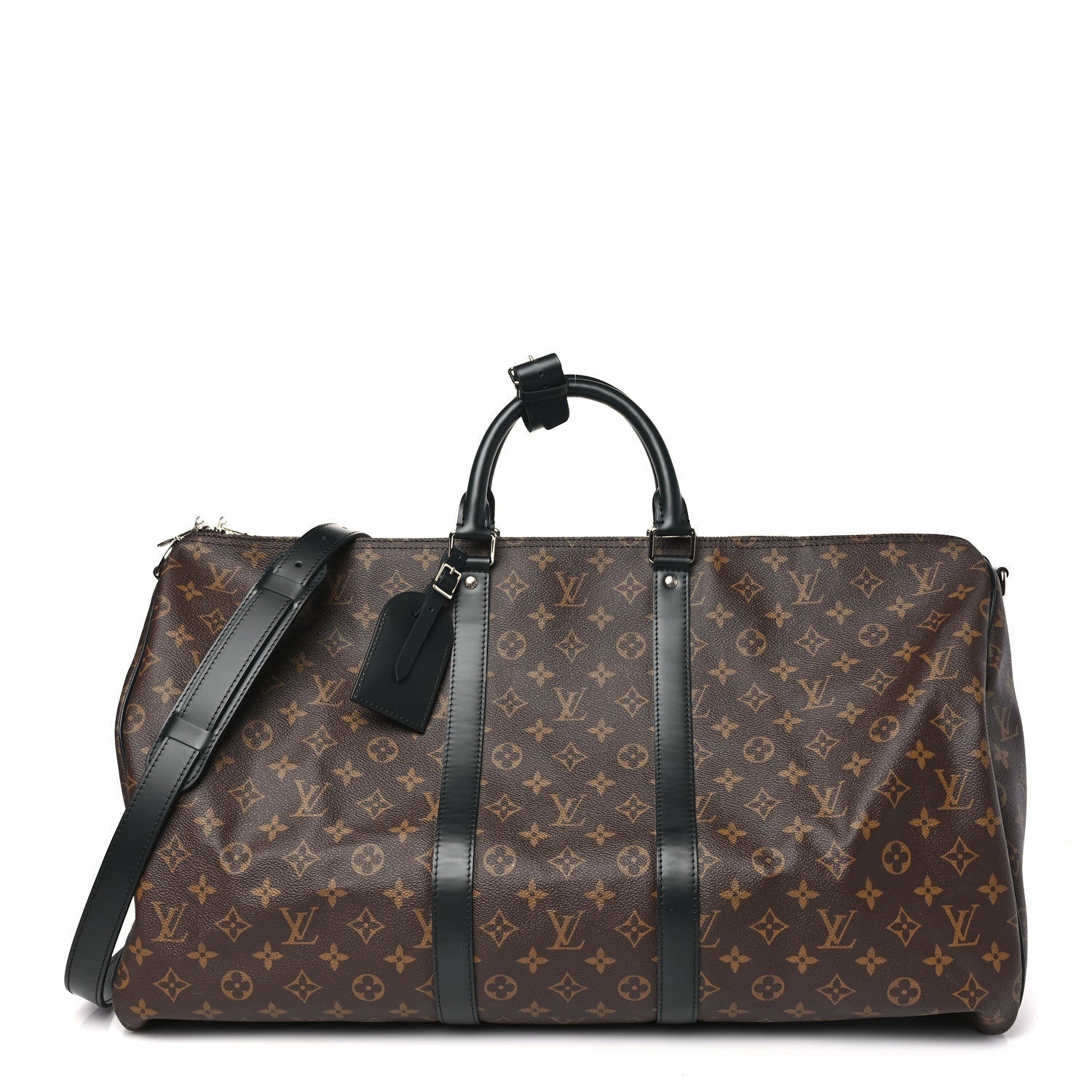 Louis Vuitton LOUIS VUITTON Monogram Macassar Keepall Bandouliere 55 1 of 7