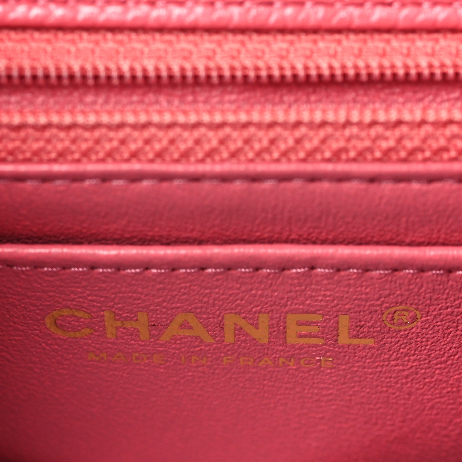 Chanel Iridescent Caviar Quilted Mini Rectangular Flap Pink 8 of 10