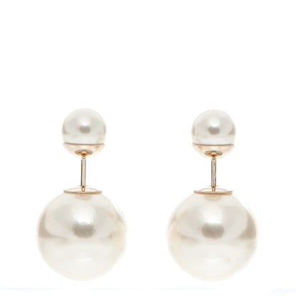 Christian Dior Pearl Mise En Dior Tribal Earrings 1 of 4
