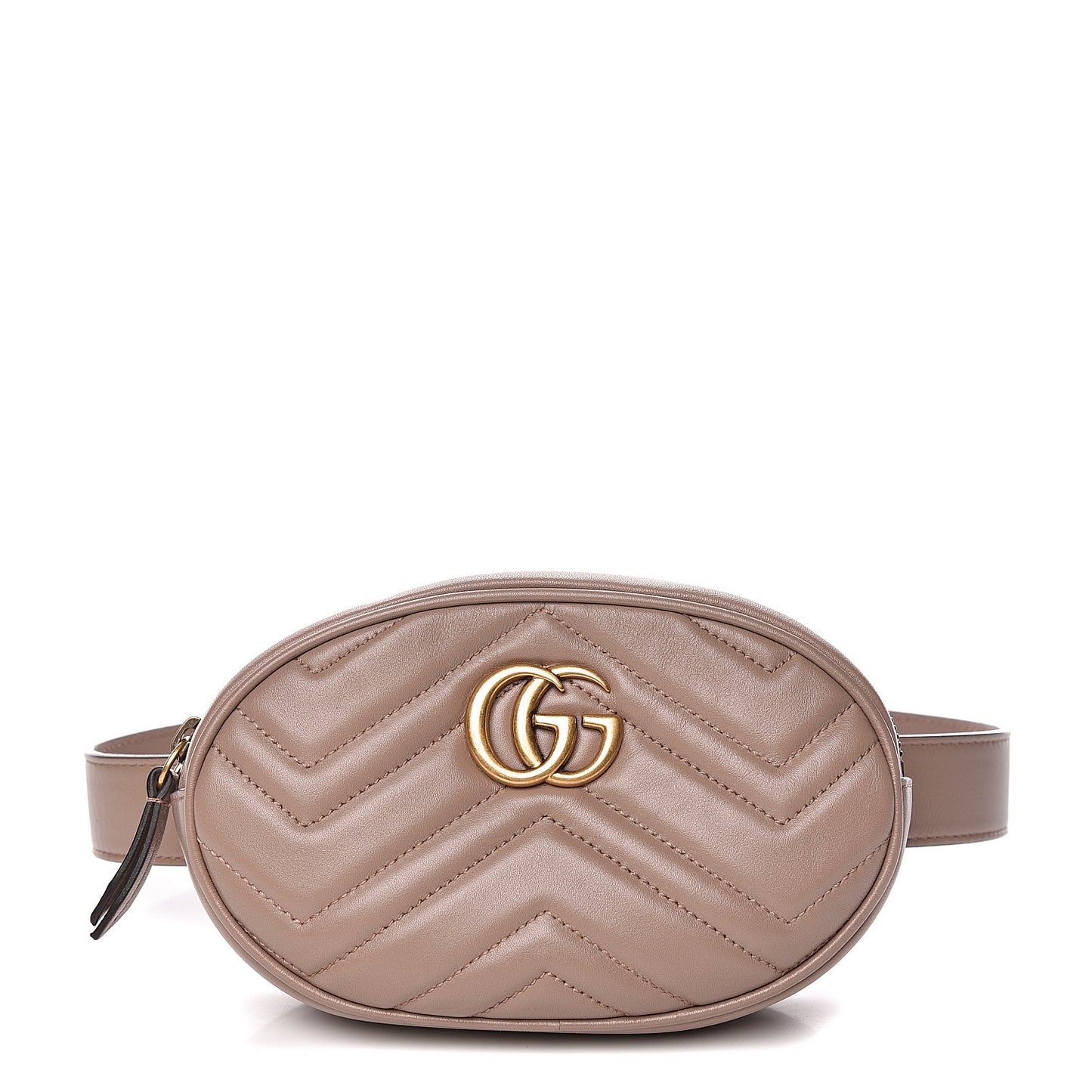 Calfskin Matelasse GG Marmont Belt Bag 65 26 Porcelain Rose