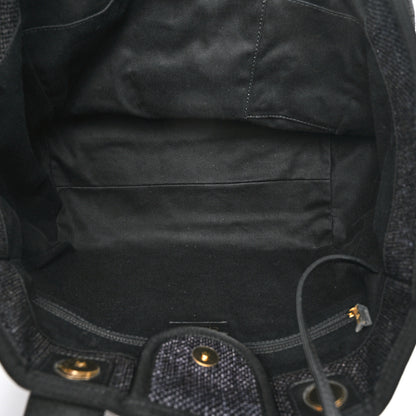 Chanel Woven Straw Raffia Medium Deauville Tote Black 5 of 10