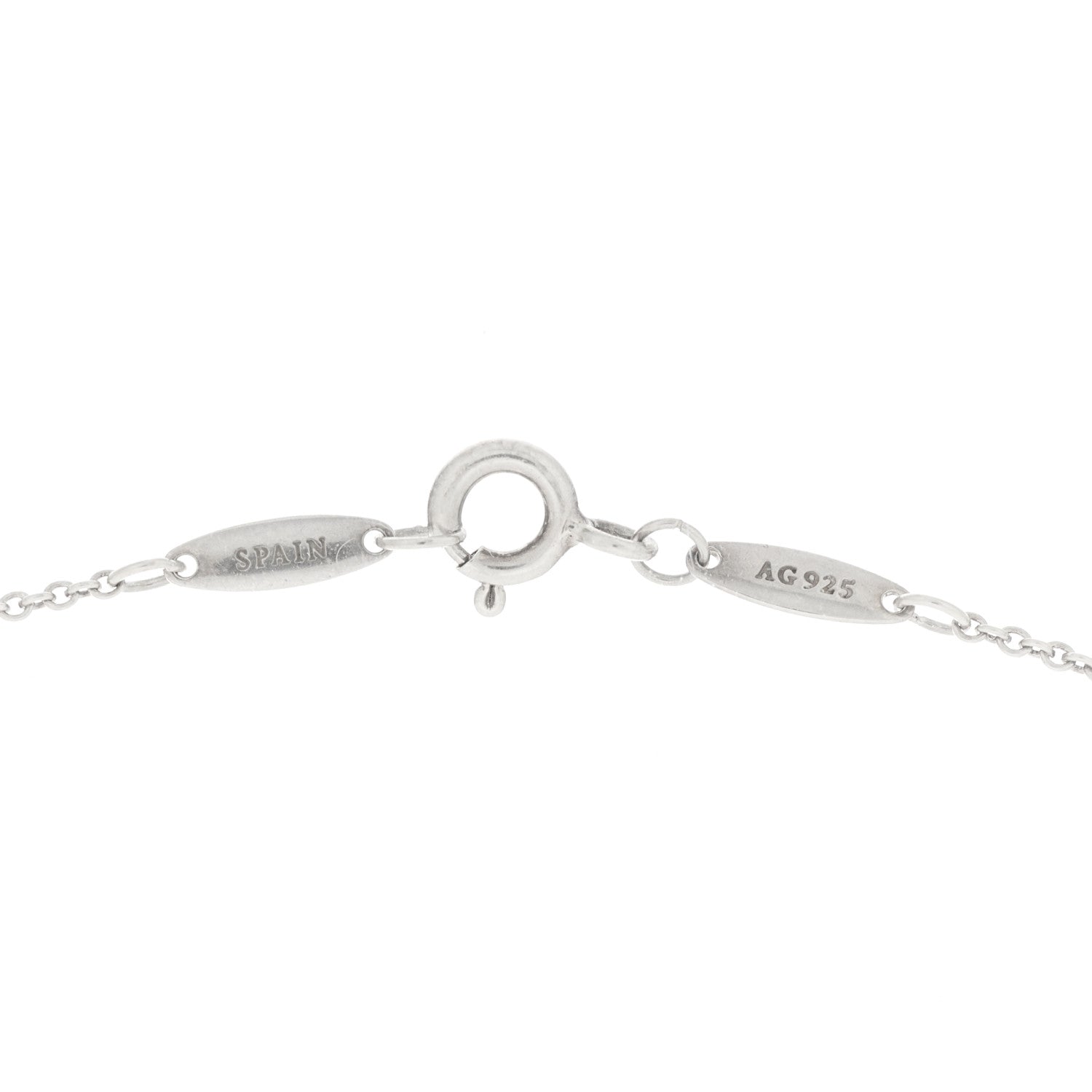 Tiffany Sterling Silver Diamond .17ct Elsa Peretti Diamonds by the Yard Pendant Necklace 4 of 6