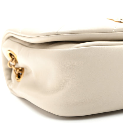 Saint Laurent Lambskin Matelasse Monogram Mini Jamie 4.3 Blanc Vintage 9 of 10