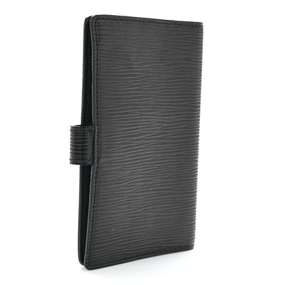 Louis Vuitton Epi Small Ring Agenda Cover Black 3 of 12
