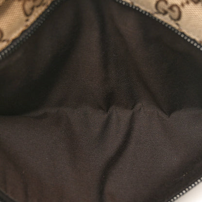 Gucci GG Monogram Double Pocket Belt Bag Dark Brown 5 of 10