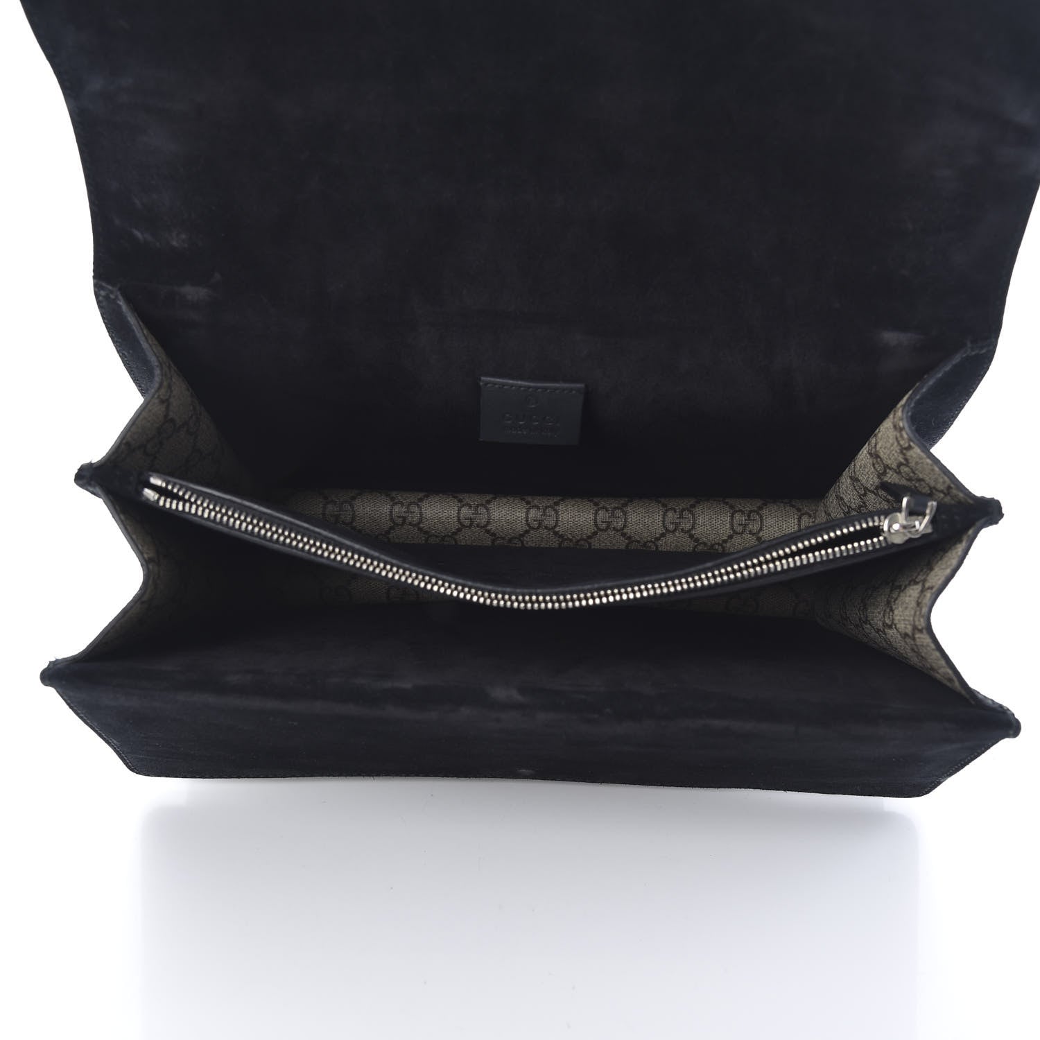 Gucci GG Supreme Monogram Medium Dionysus Shoulder Bag Black 5 of 13