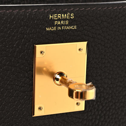 Hermes Togo Kelly Retourne 28 Bai Brun 6 of 12