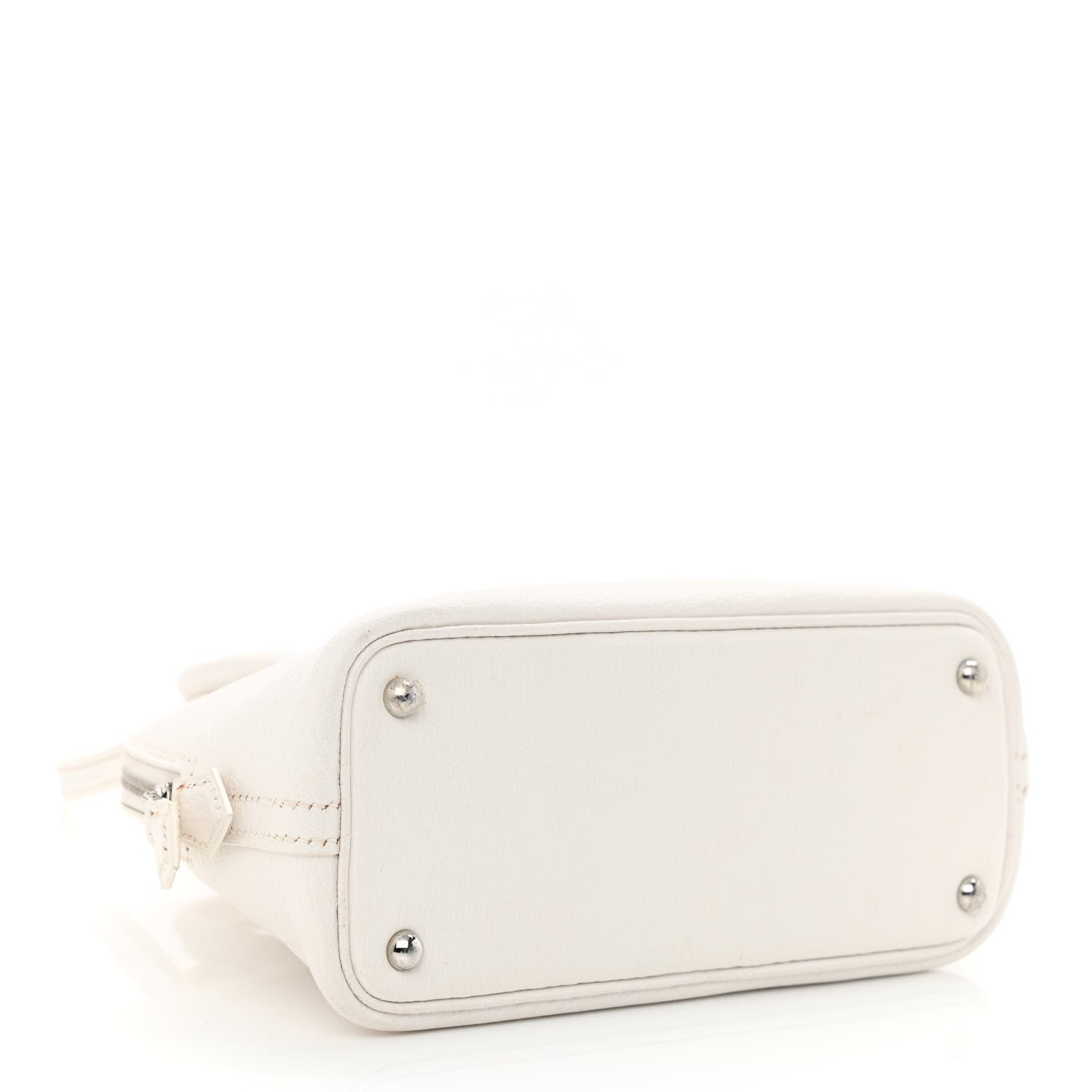 Hermes Chevre Mysore Mini 1923 Bolide White 4 of 14