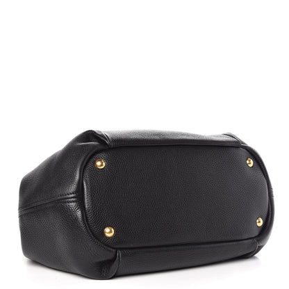 Prada Vitello Daino Tote Black 4 of 7