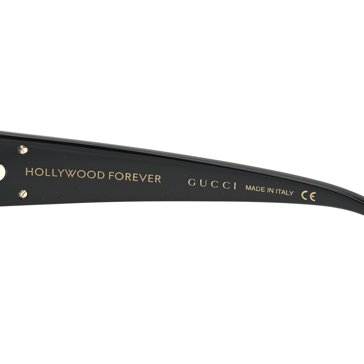 Acetate Cat Eye Hollywood Forever Sunglasses GG00781S Black