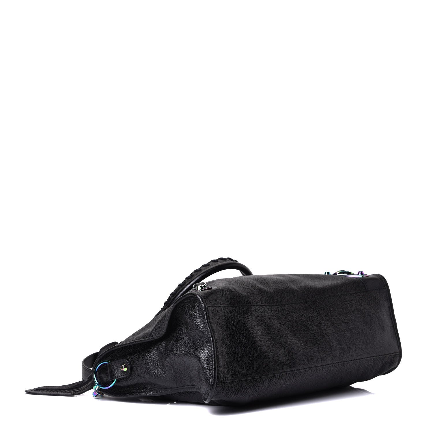 Balenciaga Chevre Iridescent Metallic Edge Hardware City Black 3 of 5