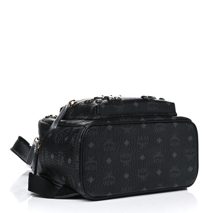 MCM Visetos Studded Small Stark M Backpack Black 3 of 4