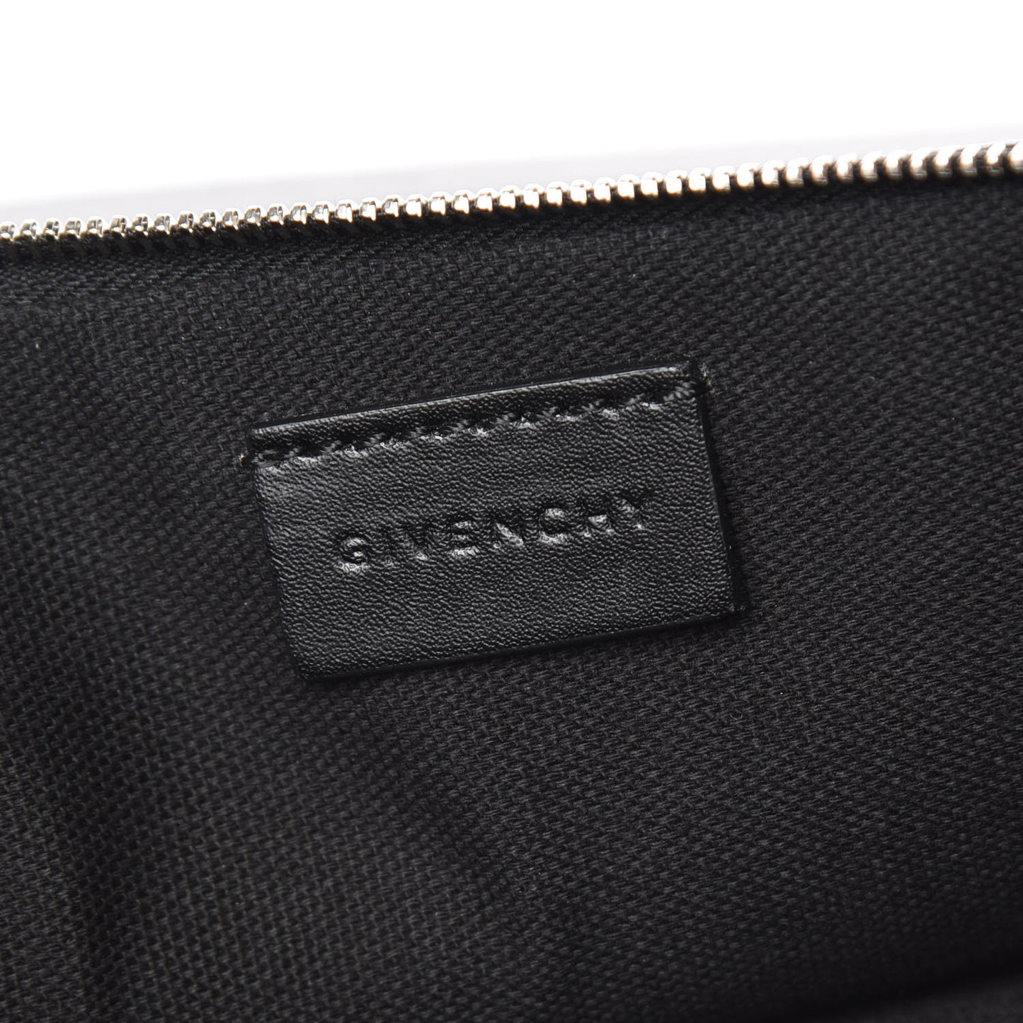Calfskin I Feel Love Large Pouch Black