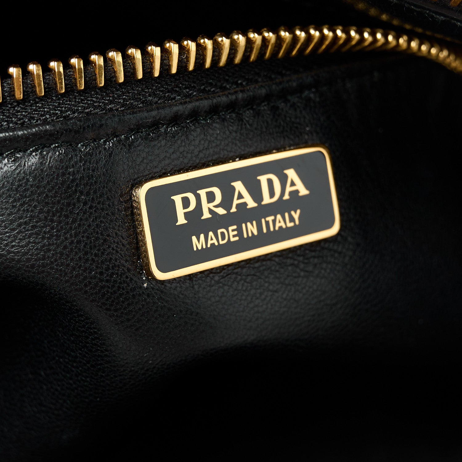 Prada Calf Hair Stampata Cow Medium East West Galleria Double Zip Bag White Moro 8 of 12