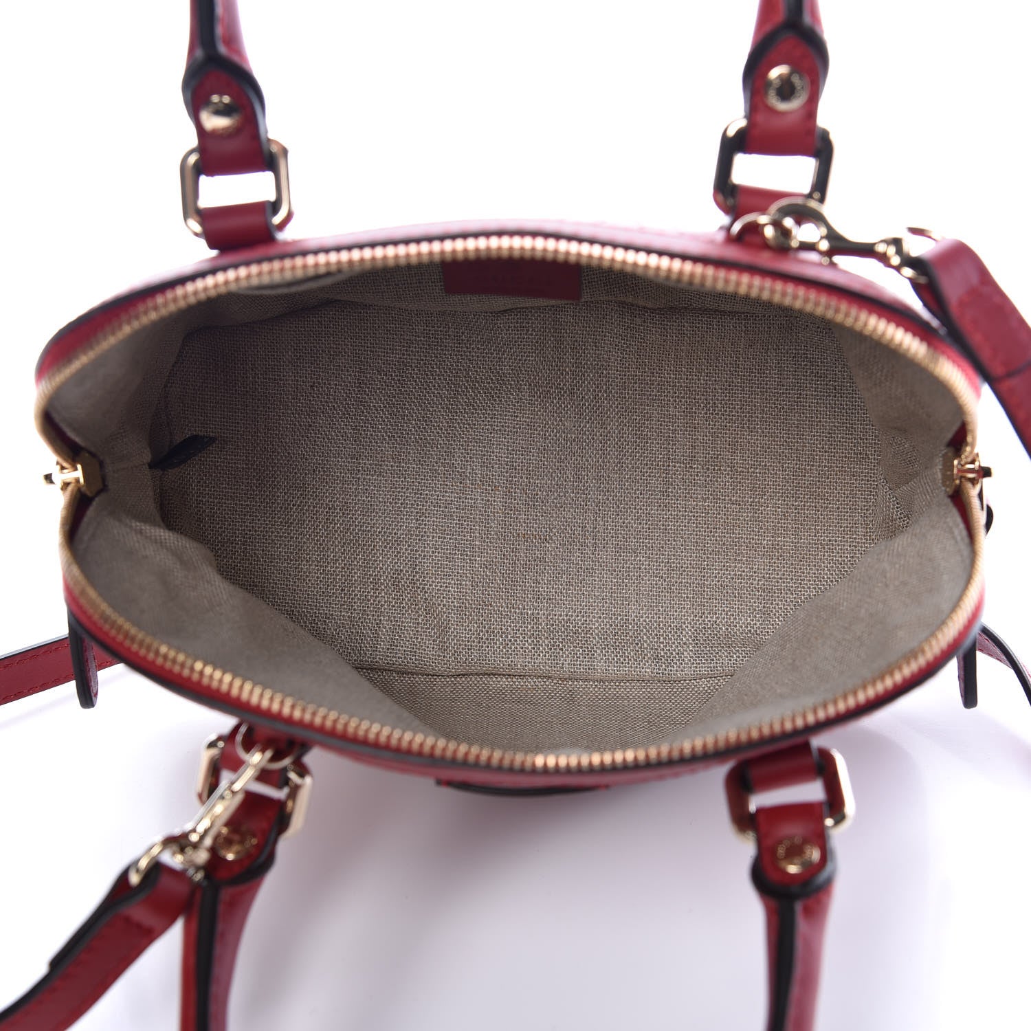 Gucci Soft Microguccissima Mini Dome Bag Rosso 5 of 9