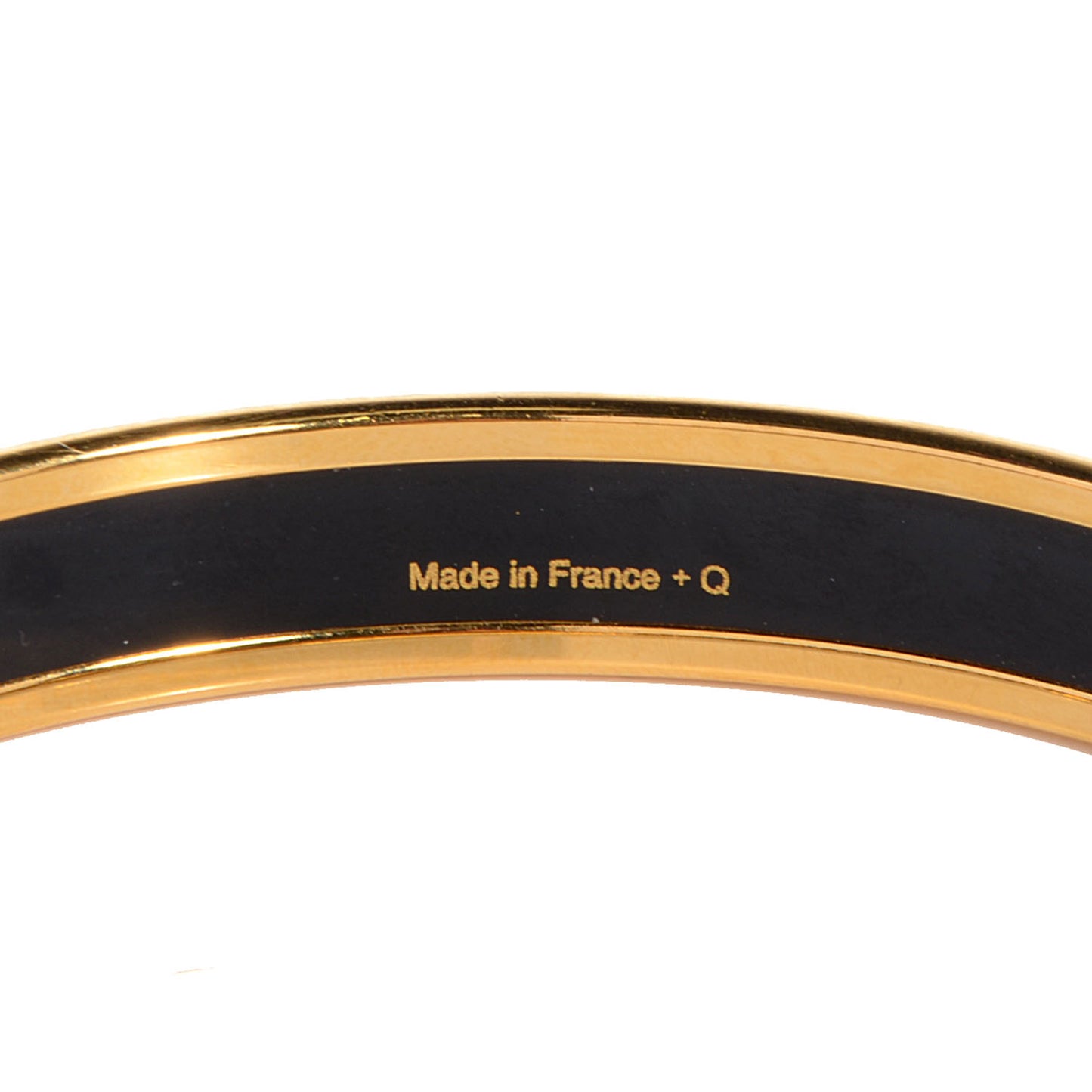 Enamel Printed Colliers de Chiens Narrow Bracelet 70 Sables
