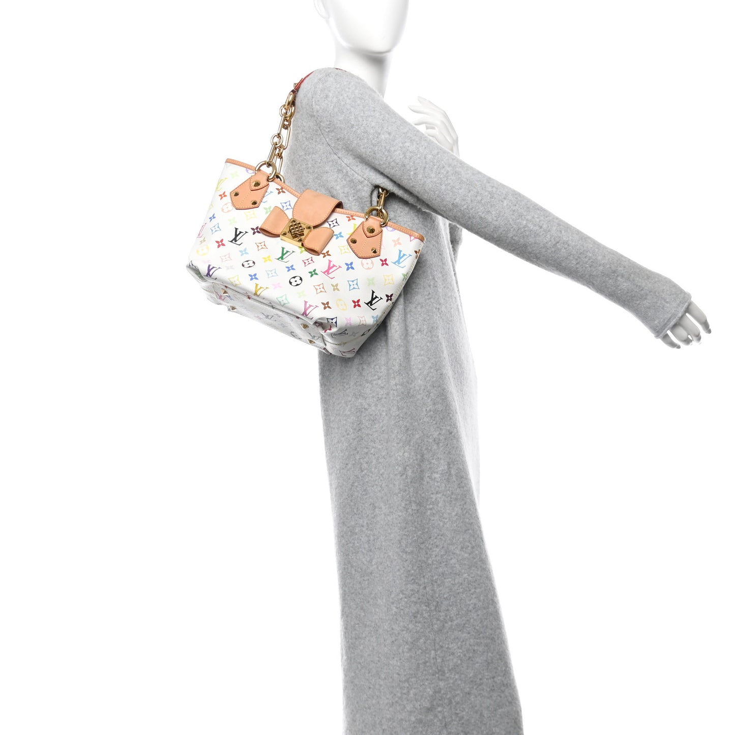 Monogram Multicolor Annie MM White