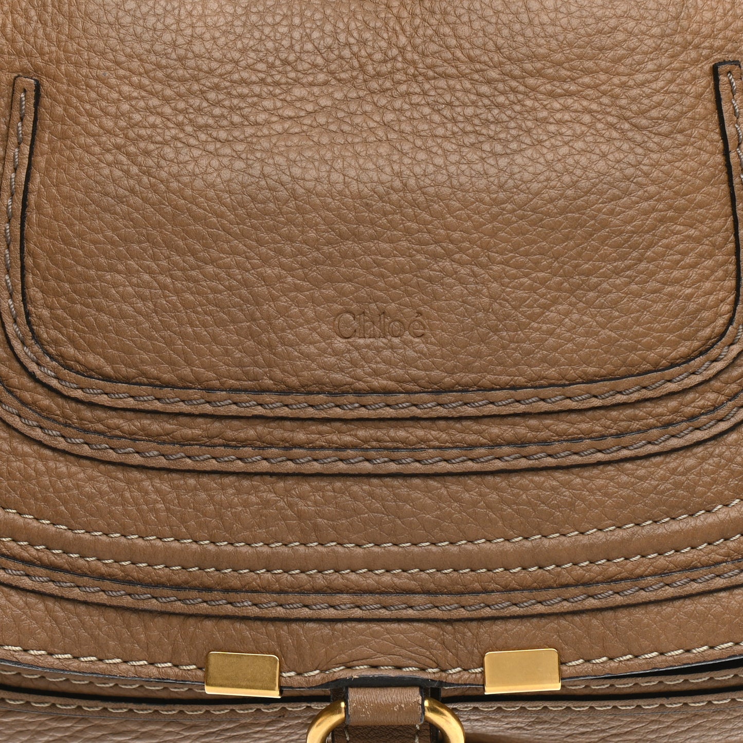 Calfskin Medium Marcie Satchel Nut