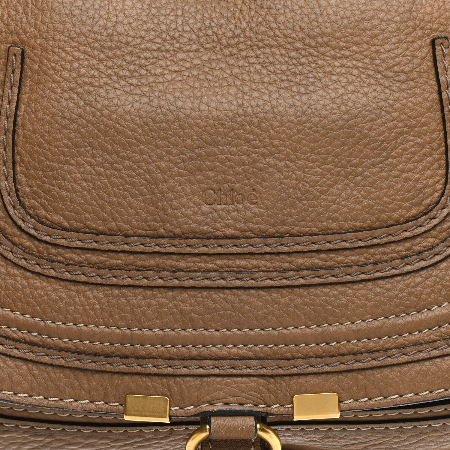 Chloe Calfskin Medium Marcie Satchel Nut 8 of 16
