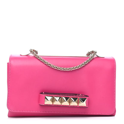 Valentino Garavani Calfskin Va Va Voom Shoulder Bag Pop Fuxia 1 of 4