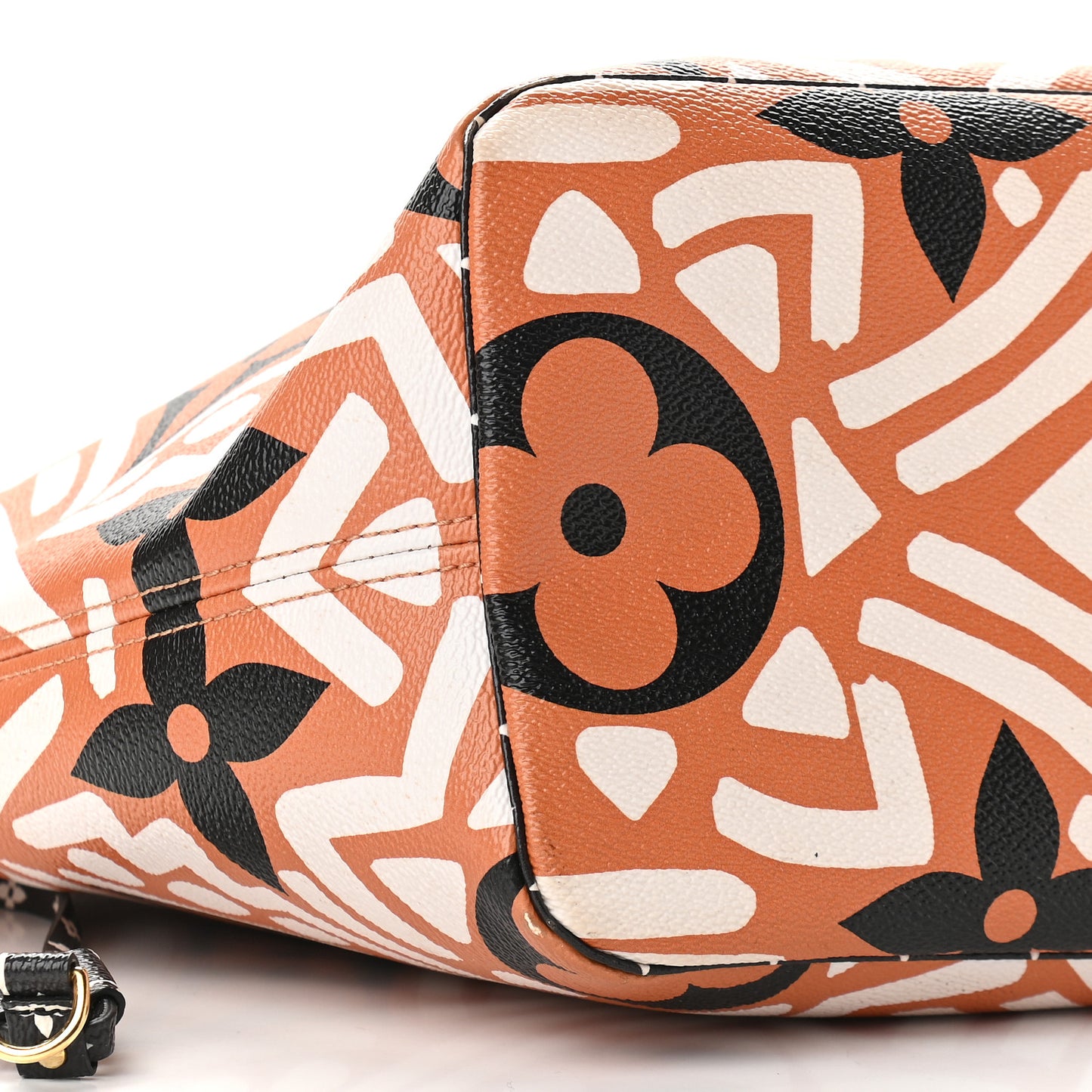 Monogram Giant Crafty Neverfull MM Creme Caramel