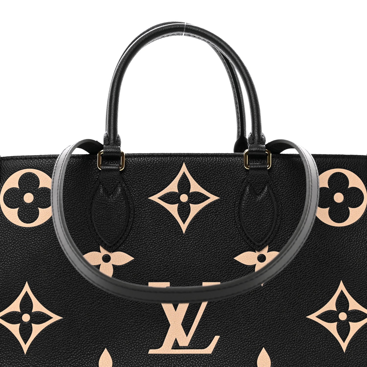 Louis Vuitton Empreinte Monogram Giant Onthego MM Black Beige 5 of 9