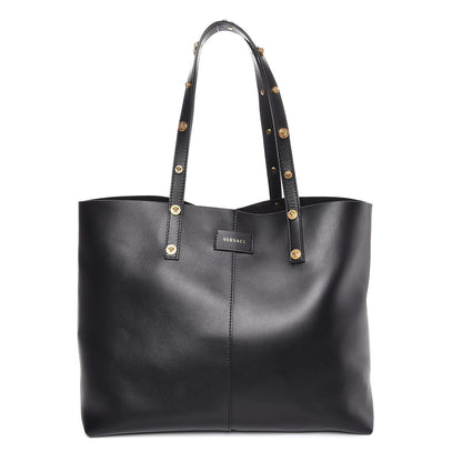 Versace Calfskin Palazzo Tote Black 1 of 7