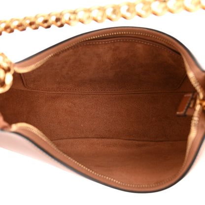 Celine Smooth Calfskin Medium Chain Strap Ava Shoulder Bag Tan 5 of 9