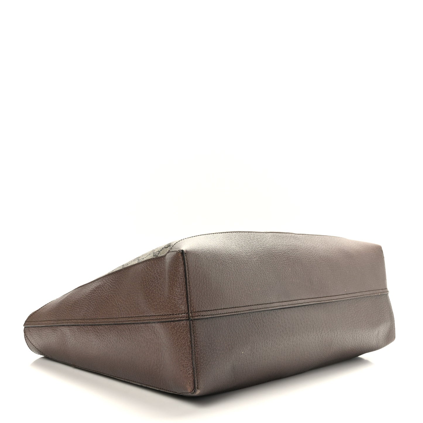 GG Supreme Monogram Web Ophidia Tote Brown