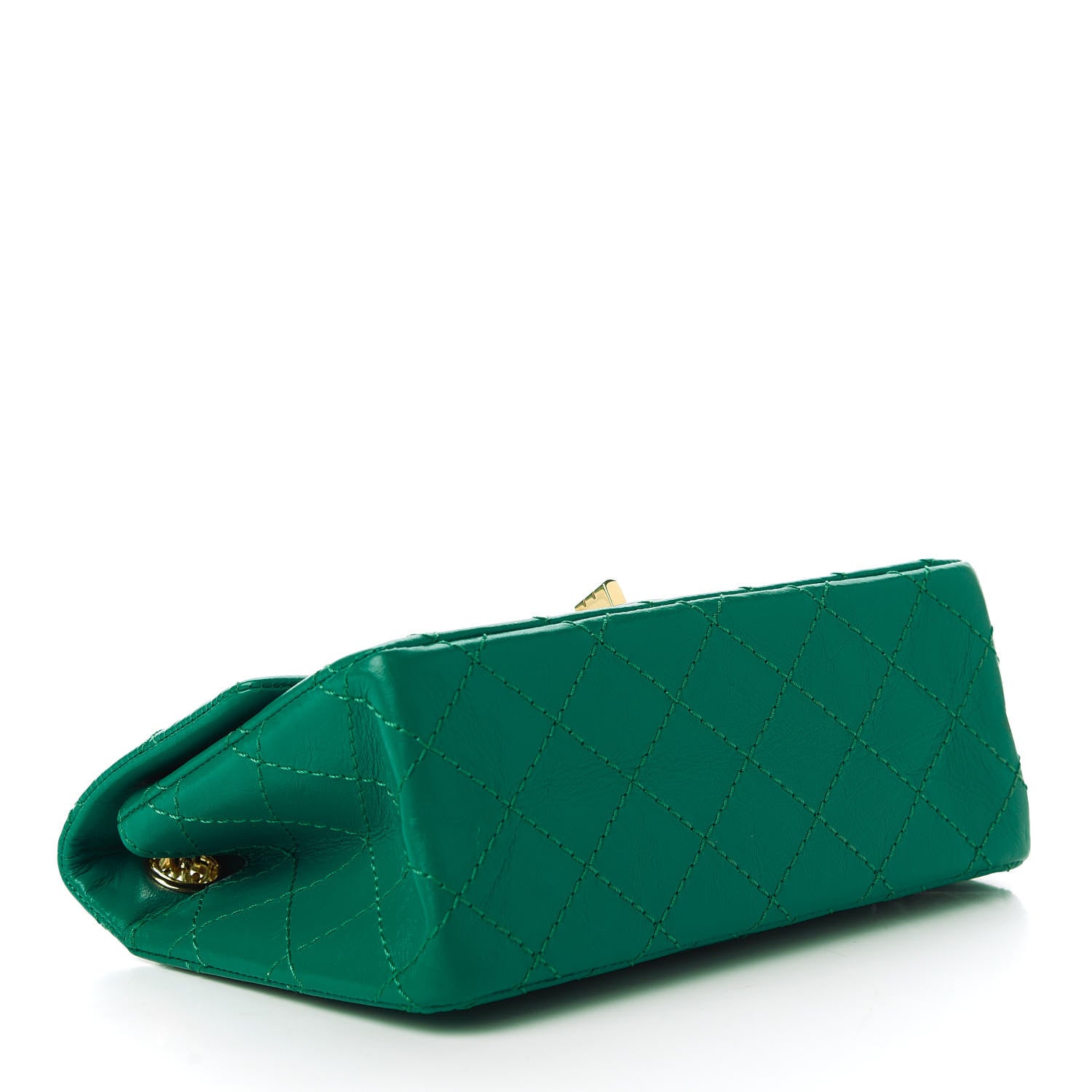 Chanel Aged Calfskin Quilted 2.55 Reissue Mini Flap Green 4 of 10