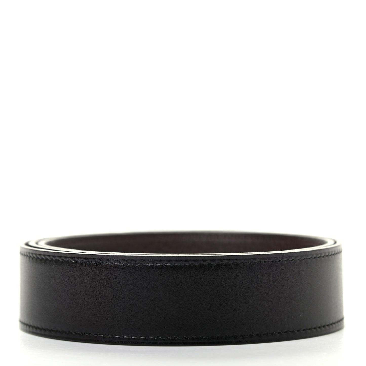 Box Togo 32mm Belt Strap 85 Black Chocolate