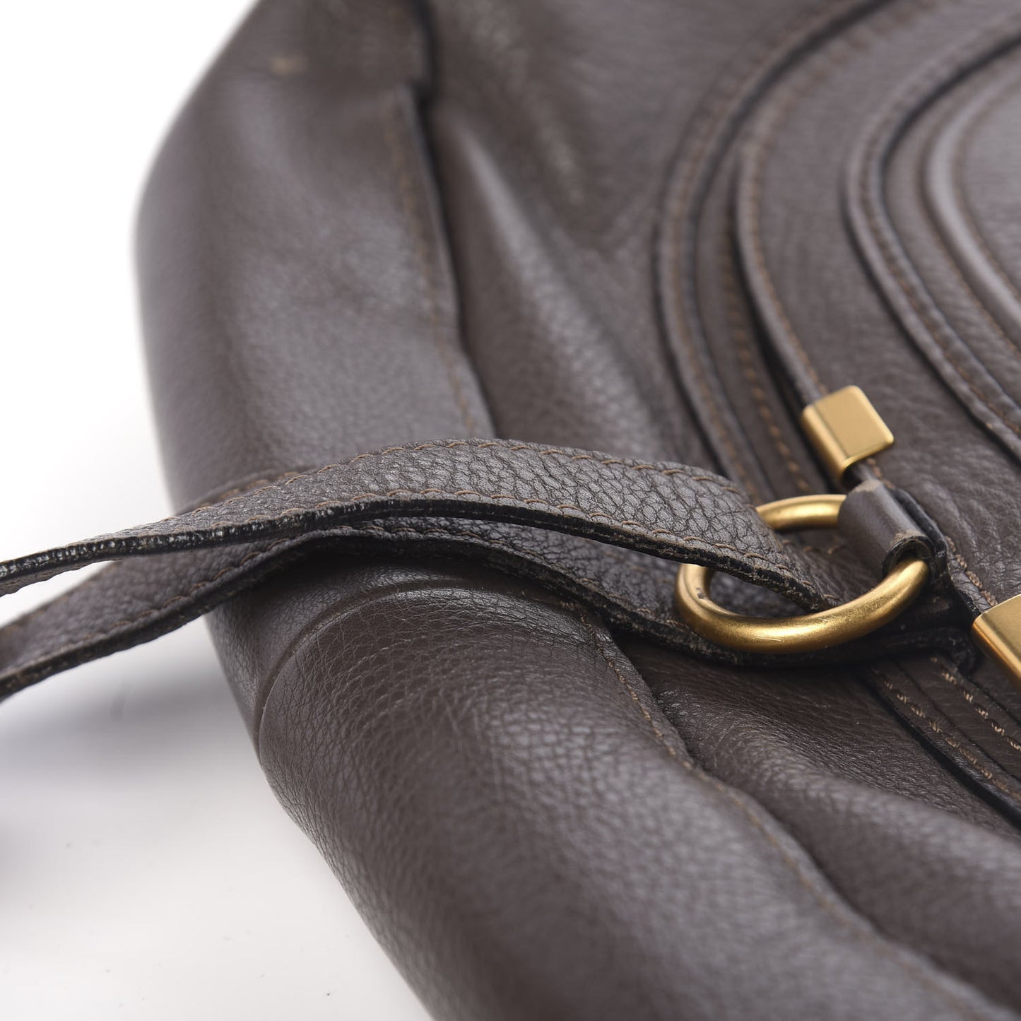 Calfskin Medium Marcie Satchel Ash