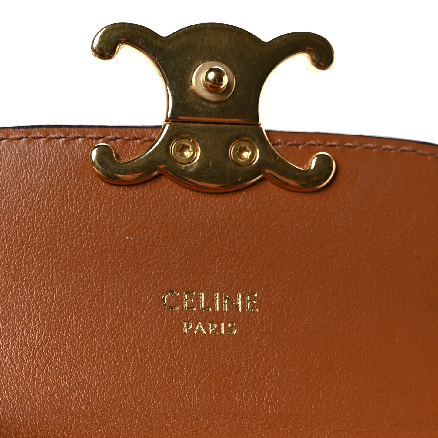 Triomphe Canvas Small Triomphe Wallet Tan