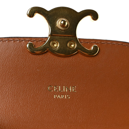 Celine Triomphe Canvas Small Triomphe Wallet Tan 6 of 9