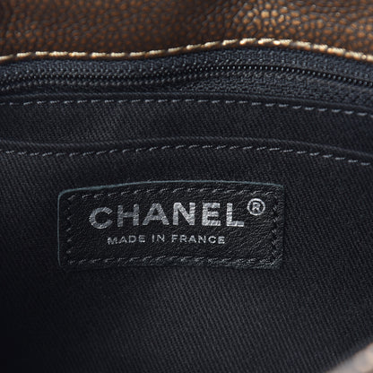 Chanel Metallic Caviar Medium Timeless CC Flap Bronze 6 of 9