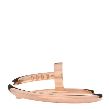 Cartier 18K Pink Gold Small Juste Un Clou Ring 54 6.75 3 of 5