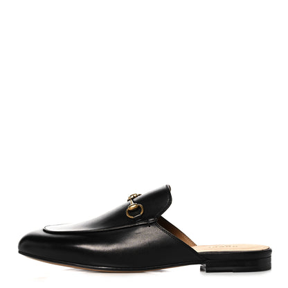 Gucci Calfskin Womens Princetown Slippers 40 Black 1 of 16